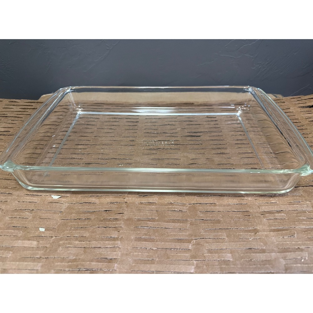 Pyrex Clear Glass Rectangular Baking Dish 15 Inch Roaster Pan Casserole Baker